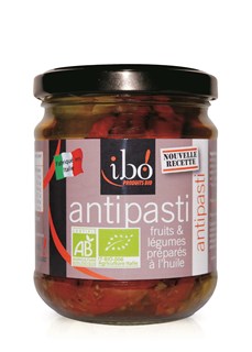 Ibo! Antipasti fruits et légumes à l'huile bio 190g - 3940